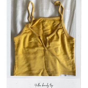 Brandy Melville yellow top